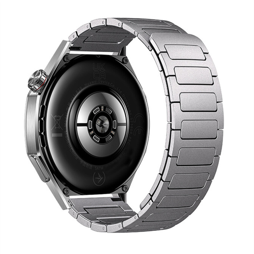 (Titanium Gold) 22mm Watch Band for Huawei Watch GT 5 Pro 46mm  /  5 46mm  /  4 46mm  /  Samsung Galaxy Watch3 45mm Stainless Steel Wrist Strap-image-OPC-PMCTZJV-NEW