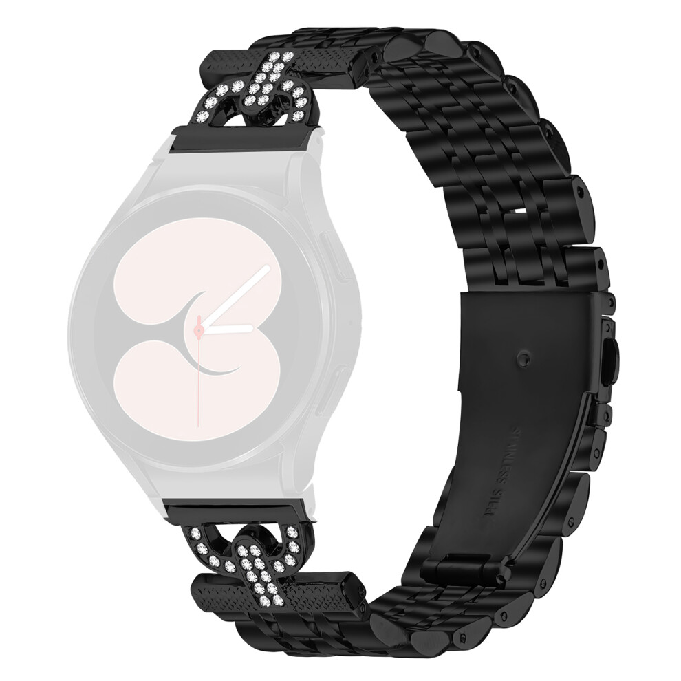 (Black) Watch Band For Samsung Galaxy Watch 5 Active / Watch 5 Pro / Watch 5 / Watch4 Active / Watch4 Classic / Watch4 Strap With Quick R Black 6914282776970