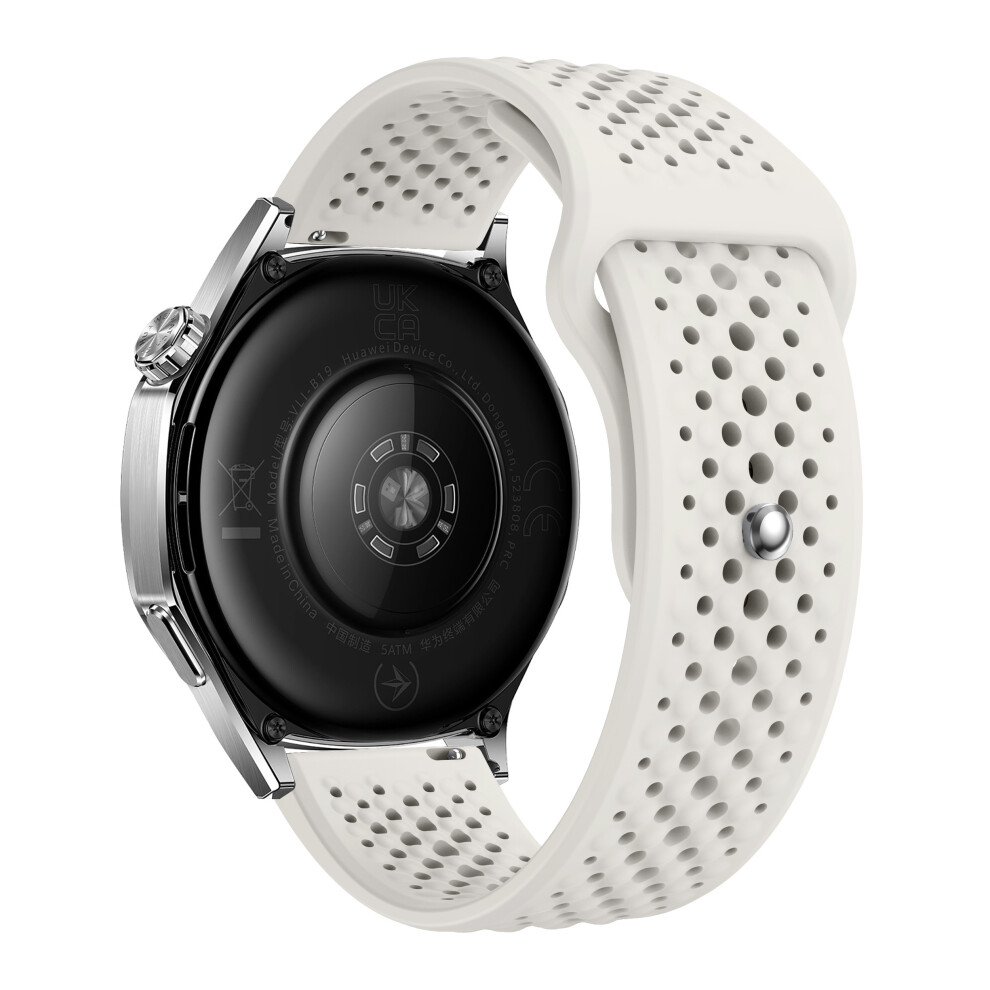 (Starlight) 22Mm Silicone Band For Huawei Watch Gt 5 46Mm / Samsung Galaxy Watch3 45Mm Breathable Quick Release Watch Strap 6914280554341