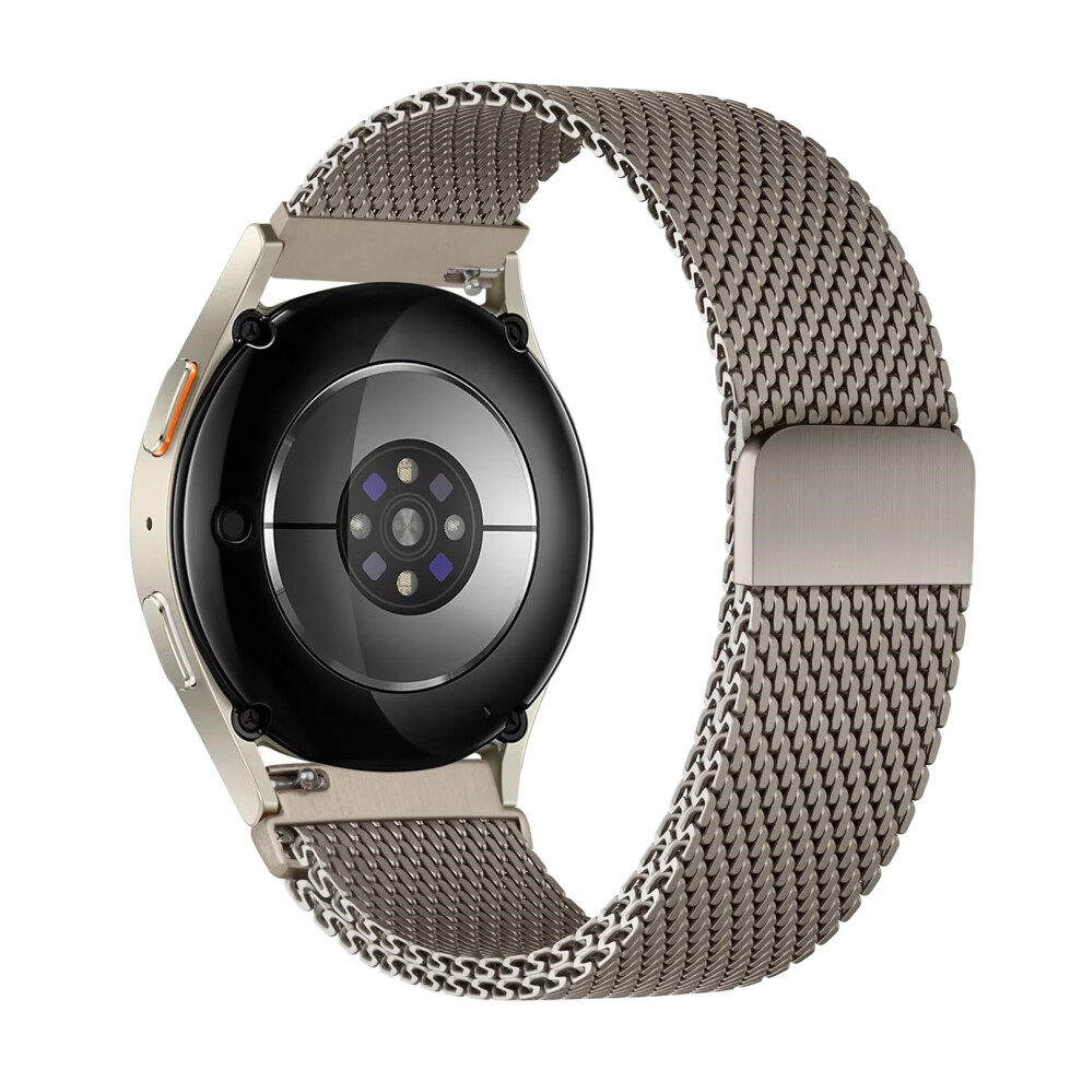 (Titanium) 20Mm Electroplating Milanese Watch Band For Huawei Watch Gt 3 42Mm / Gt 2 42Mm / Honor Watch Se / Huami Amazfit Active Stai 6914289786118