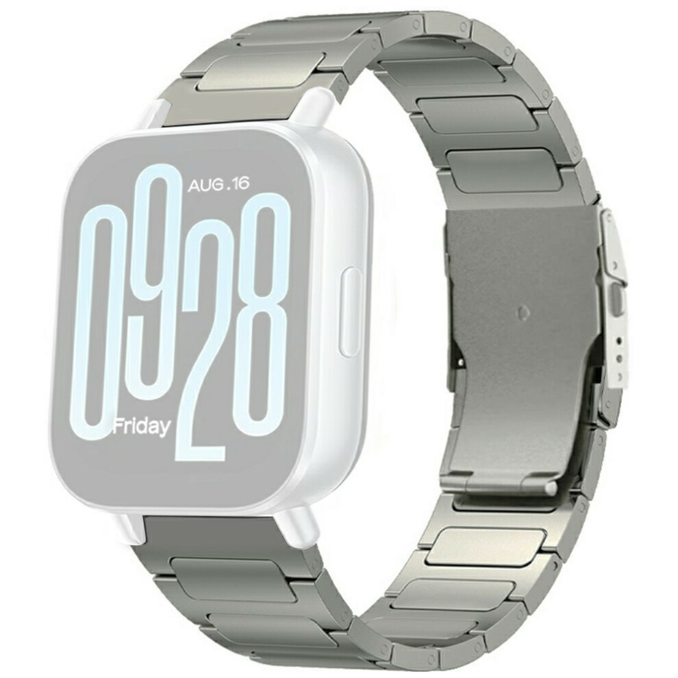 (Titanium) Titanium Alloy Watchband For Xiaomi Redmi Watch 5 / 4 / Smart Band 9 Pro / Smart Band 8 Pro H-Shaped Buckle Wrist Strap 6914284785802