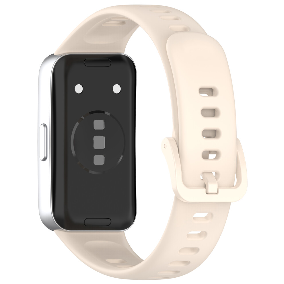 (Starlight) Silicone Watch Band For Huawei Band 10 / 10 Nfc / 9 / 9 Nfc / 8 / 8 Nfc Replacement Bracelet Strap With Pin Buckle 6914283232451
