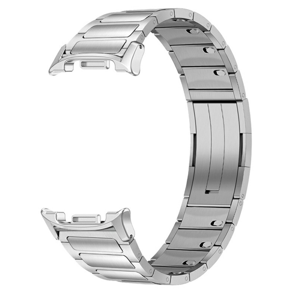 (Silver) Detachable Titanium Watch Band For Samsung Galaxy Watch8 40Mm / 44Mm / Watch8 Classic 46Mm Adjustable Wrist Strap Silver 6914289153255