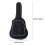 40/41 Zoll E Gitarrentasche Wasserdicht Schwarz 10