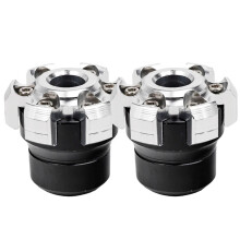 Frame Sliders For Suzuki Universal Motorcycle Front And Rear Fork Wheel Anti-Falling Crash Protector Silver