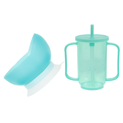 Conjunto Com Ventosa Para Pacientes Deficientes