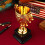 2 Unidades Troféu Competição Plástico Portátil Prêmio 6
