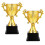 2 Unidades Troféu Competição Plástico Portátil Prêmio 8