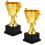 2 Unidades Troféu Competição Plástico Portátil Prêmio 10