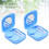 2 Unidades Conjunto Estojo Lentes Com 6