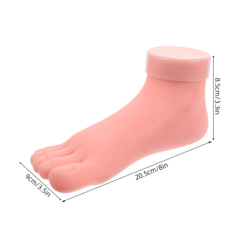 2 Unidades Pé Silicone Para Manicure E Treinamento 1