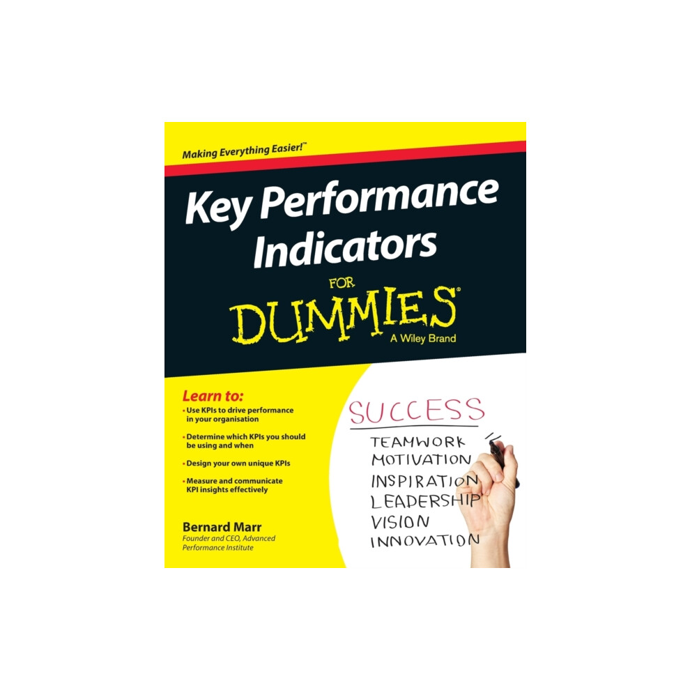 Riachristiecollections Key Performance Indicators For Dummies By Marr Bernard Advanced Perfor