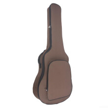 Classical Acoustic Guitar Case Full-Size Waterproof Carry Bag With Padded Back Holder Brown