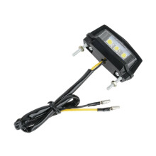 Motorcycle LED License Plate Light Waterproof 12V For Motorbike Universal Fit