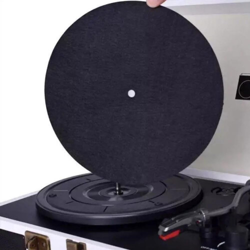 Felt Turntable Platter Mat 3mm Thick Slip Mat For LP Vinyl Audiophile Replacement Accessory 2
