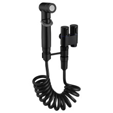 Toilet Faucet Sprayer Kit Sturdy Stainless Steel Wall Mounted Handheld Bidet Sprayer Set For Home Bathroom