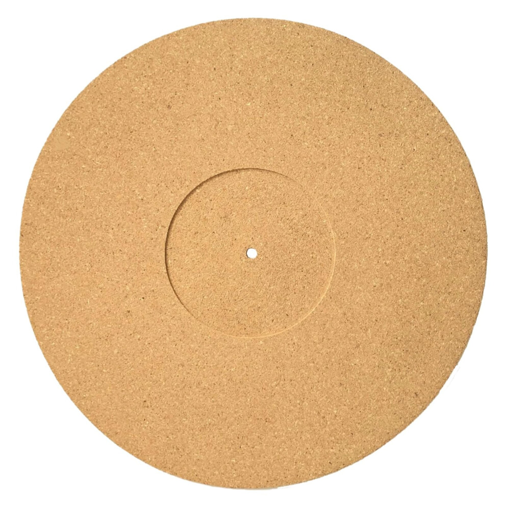 2-Inch Anti-Static Cork Turntable Mat, 3Mm Slipmat For Record Players, For Most Turntables, Cork Material 9016109578433