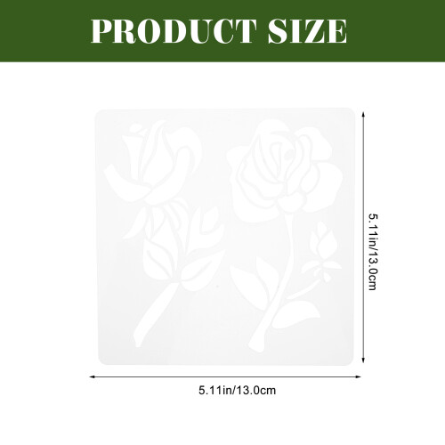 Hollow Spray Schablone Quadratisch Die Pet 2