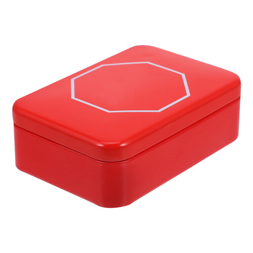 Tinplate Metallbox Mit Stoppschild Für Süßigkeiten