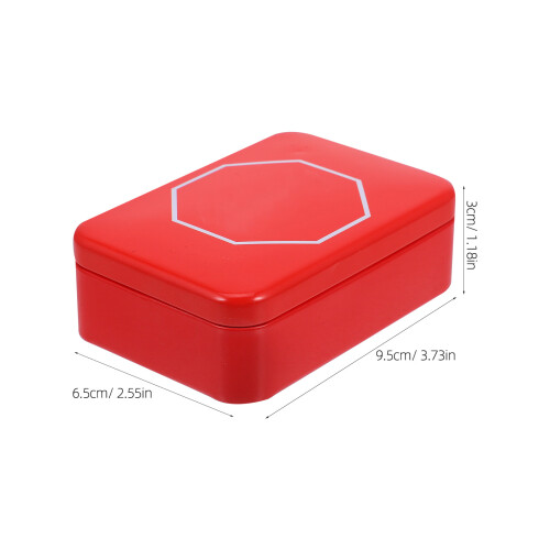 Tinplate Metallbox Mit Stoppschild Für Süßigkeiten 1