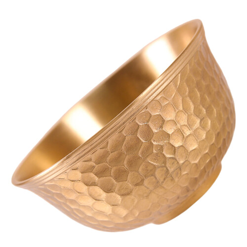 3 Piezas Dorado Martillado Para Meditación 2