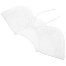 1St Damen Chiffon Falschkragen Abnehmbar Lotuse Blatt