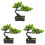 3 Unidades De Bonsai De Artificial 4