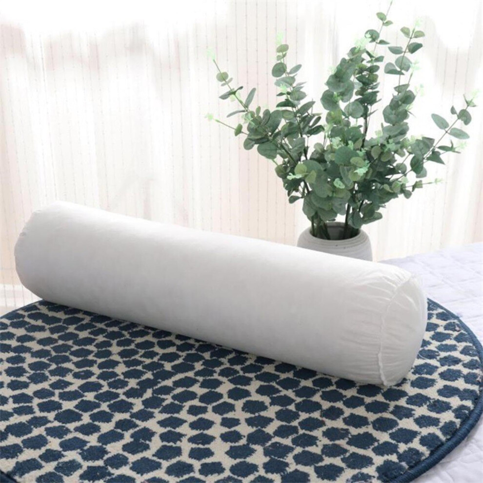 Neck Bolster Pillow Roll 60 cm, Memory Foam Cylindrical Bolster, Ultra-Long Neck Roll Pillow, Back Support Cushion