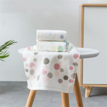 Towel Circle Shape Small 25x50 Cm Absorbent Soft Face Wash Towel Does Not Shed Hair