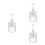 3Pcs Gerador De Espuma Para Lavagem Facial E 5