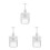 3Pcs Gerador De Espuma Para Lavagem Facial E 8