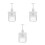 3Pcs Gerador De Espuma Para Lavagem Facial E 7