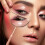 1Pc Handheld Golden Eyelash Mirror Removable Compact Makeup Supply 8