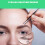 1Pc Handheld Golden Eyelash Mirror Removable Compact Makeup Supply 9