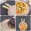 1 Tabuleiro De Madeira 23 Cm Para Pizza Pão Sushi 9