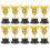 50 Unidades Mini Troféu Plástico Recompensa Decoração 1