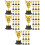 50 Unidades Mini Troféu Plástico Recompensa Decoração 9