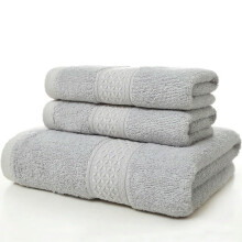 Pure Cotton Thickened Adult Towels Light Gray Wash Towel 35x35 cm Soft Absorbent Face Towel For Men Women Household Use