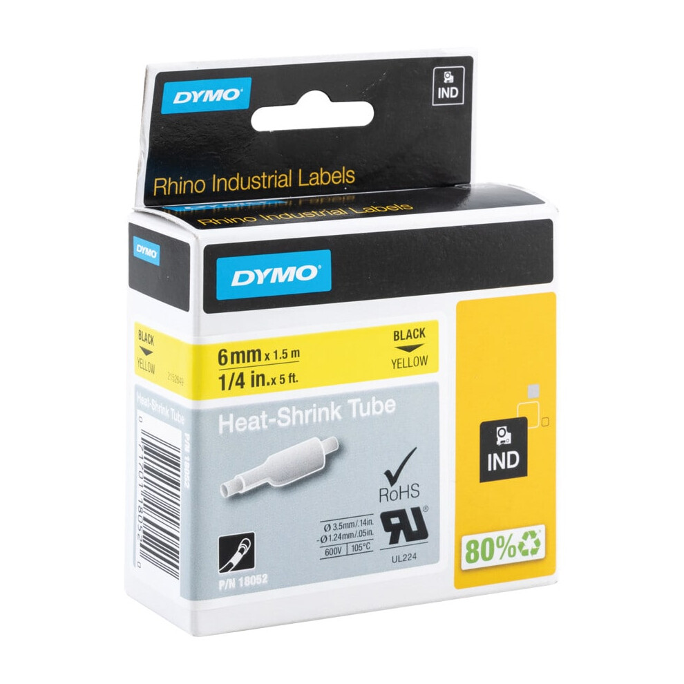 Dymo 18052 (S0718270) Embossing tape, 6mm x 1,5m