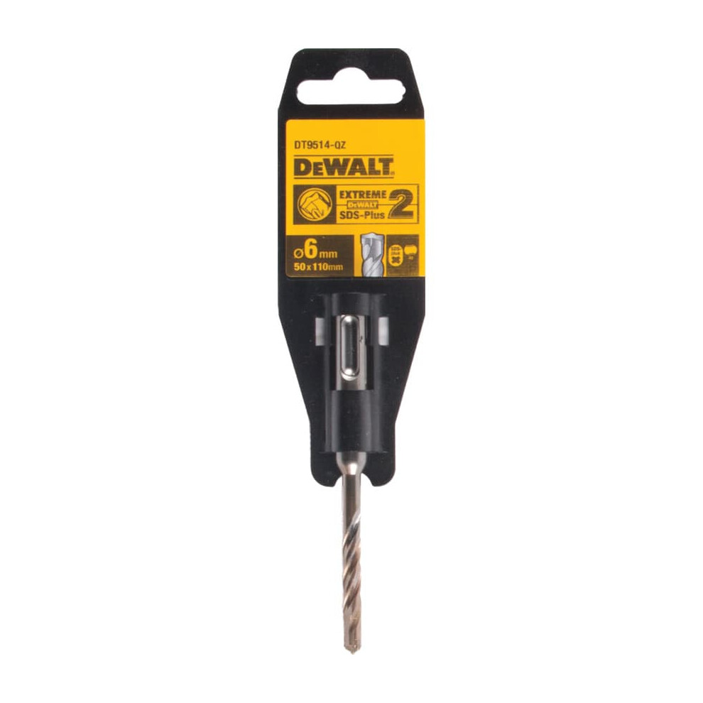 DeWalt DT9514-QZ Extreme 2 SDS Plus Drill Bit 6mm x 110mm