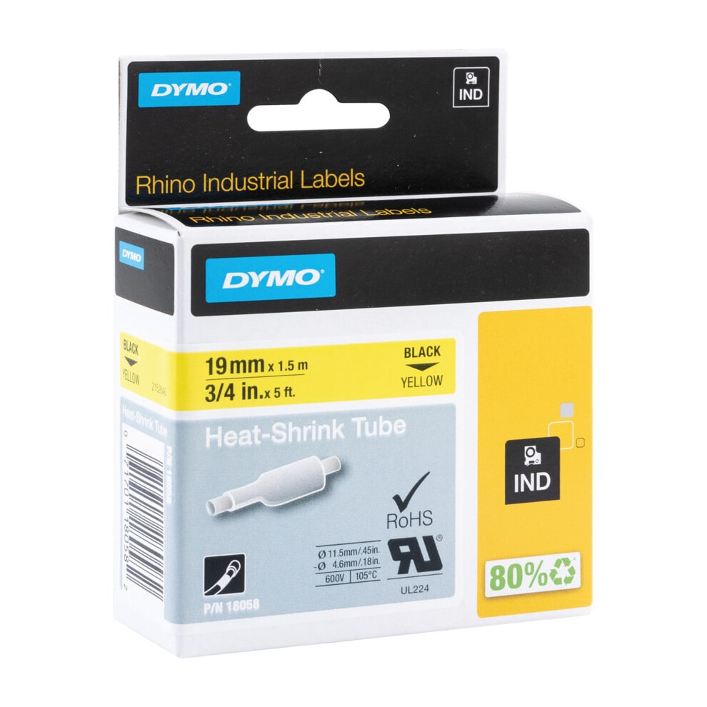 Dymo 18058 (S0718340) Embossing Tape, 19Mm X 1,5M