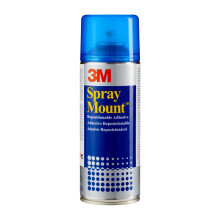 3M Spray Mount 400ml Clear Adhesive Glue Spray 400ml Non-Staining Aerosol Can