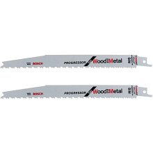 BOSCH Lame de scie-sabre S 3456 XF - idéale pour le bois tendre et métal - 2 pièces