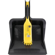 Bentley Retail Charles Bentley Bulldozer Dustpan, Brush, Black, Yellow, one size