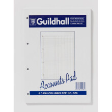 Exacompta Guildhall 6-Column Cash Account Pad A4 GP6 GHGP6