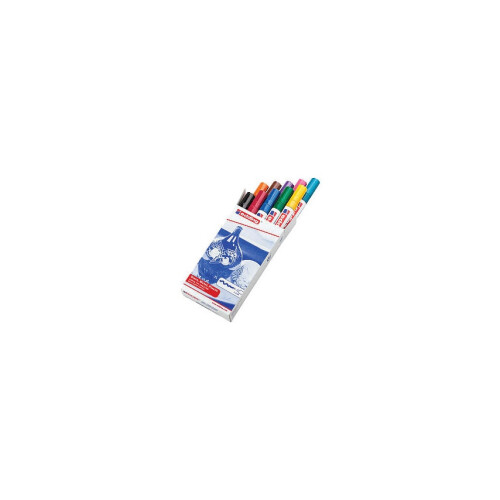 edding 10x Gloss Paint Marker Multicolour 750 Writing Painting Highlight Tool