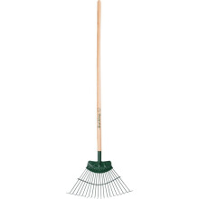 Bulldog 9128N Premier Springbok Lawn Rake 48" Wooden Handle
