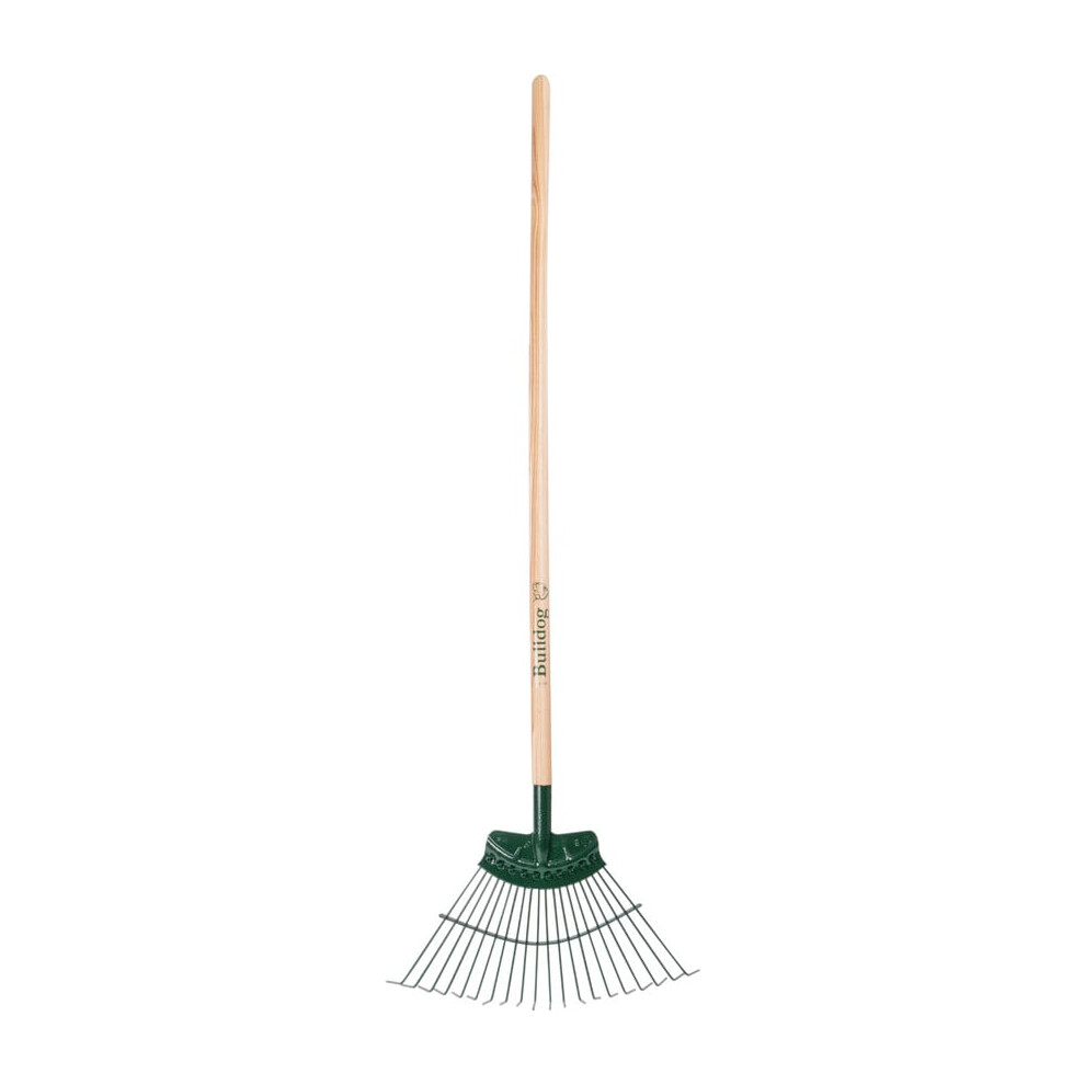 Bulldog 9128N Premier Springbok Lawn Rake 48" Wooden Handle