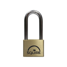 Squire LN5/2.5 Lion Brass Padlock 5-Pin 50mm - 65mm Long Shackle