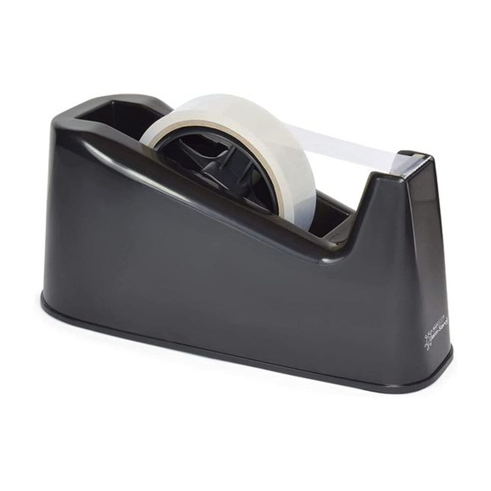 Rapesco 500 Heavy Duty Tape Dispenser, Tape Rolls up to 25 mm x 66 m - Black